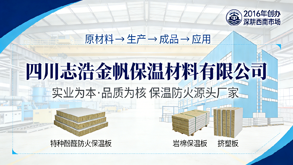 四川志浩金帆保溫材料有限公司：深耕實(shí)業(yè)的保溫材料源頭廠(chǎng)家